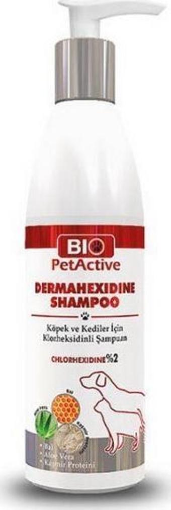 Bio PetActive Dermahexidine Köpek Ve Kedi Antiseptik Şampuan 250 Ml