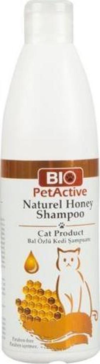 Bio PetActive Doğal Bal Özlü Buğday Proteinli Kedi Şampuani 250 Ml