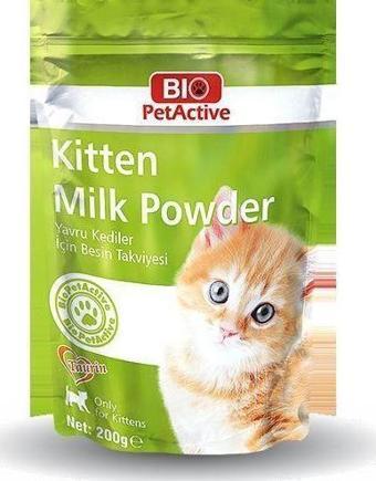 Bio PetActive Kitten Milk Powder Yavru Kedi Süt Tozu 200 Gr