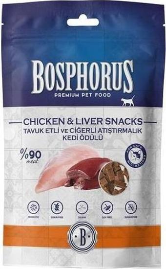 Bosphorus Tavuklu ve Ciğerli Kedi Ödülü 80 gr