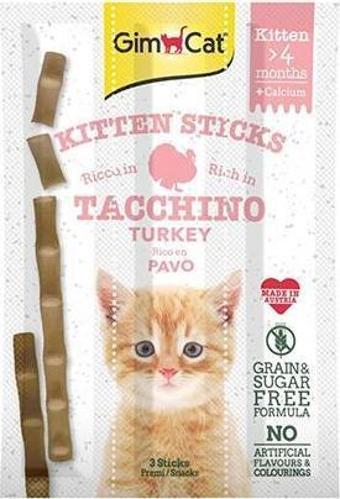 GimCat Sticks Kitten Hindili Yavru Kedi Ödül Çubukları 3x3 Gr