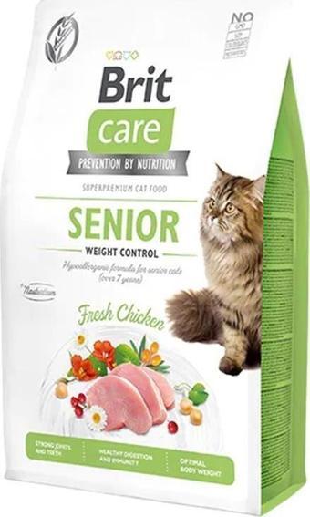 Brit Care Weight Control Senior Tavuk Etli Tahılsız Yaşlı Kedi Maması 2 Kg