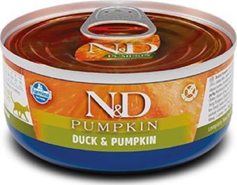 N&D Balkabaklı Ve Ördekli Kedi Konserve 70 Gr
