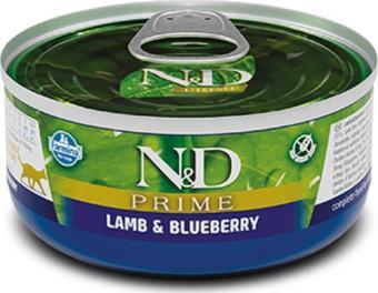 N&D Prime Kuzulu Yaban Mersinli Kedi Konservesi 70 gr