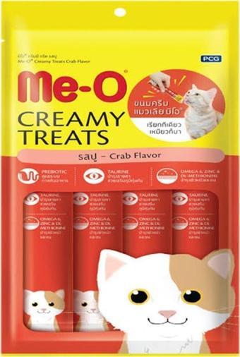 Me-O Creamy Treats Yengreçli Kedi Ödül Maması 15 gr X 4