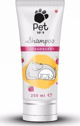 Pet Love Çilek Özlü Kedi ve Köpek Şampuanı 250 Ml Tüp