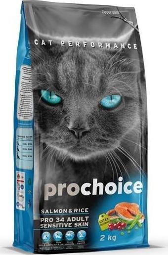 ProChoice Pro 34 Salmon Somonlu Yetişkin Kedi Maması 2 kg