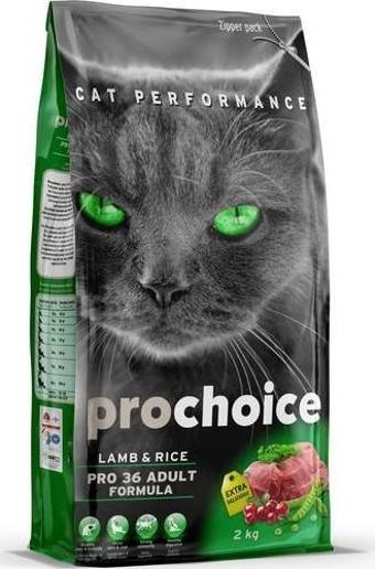 ProChoice Pro 36 Lamb Kuzu Etli Yetişkin Kedi Maması 2 kg