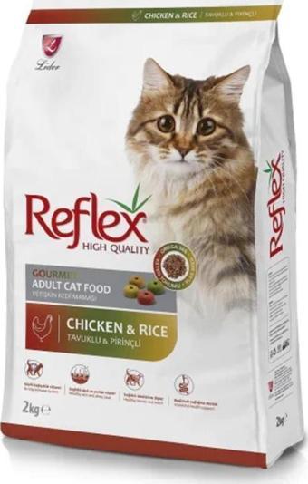 Reflex Beyaz Multicolor Tavuklu Renkli Yetişkin Kedi Mamas 2 Kg