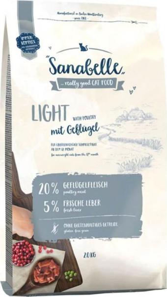 Sanabelle Light Poultry Kedi Maması 2 kg