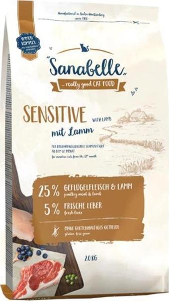 Sanabelle Sensitive Kuzulu Tahılsız Kedi Maması 2 Kg