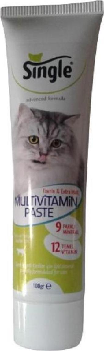 Single Cat Kediler İçin Multivitamin Macun 100 gr