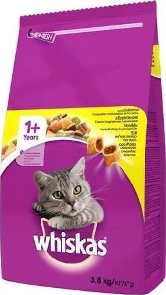 Whiskas Tavuklu ve Sebzeli 3.8 kg Yetişkin Kuru Kedi Maması