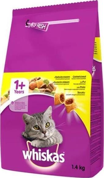 Whiskas Tavuk Etli Yetişkin Kedi Maması 1,4 Kg