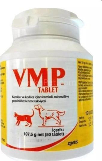 Zoetis VMP Kedi Köpekler için Vitamin Takviyesi 50 Tablet