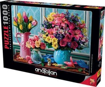 Anatolian Puzzle Rengarenk Buketler 1000 Parça Puzzle 1130