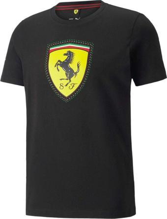 Scuderıa Ferrarı Race Renkli Armalı Erkek T-shirt