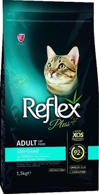 Reflex Plus Sterilised Somonlu Kısırlaştırılmış Yetişkin Kedi Maması 1.5 Kg