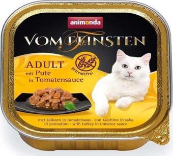 Animonda Vom Feinsten Tahılsız Domates ve Hindili Kedi Konservesi 100gr