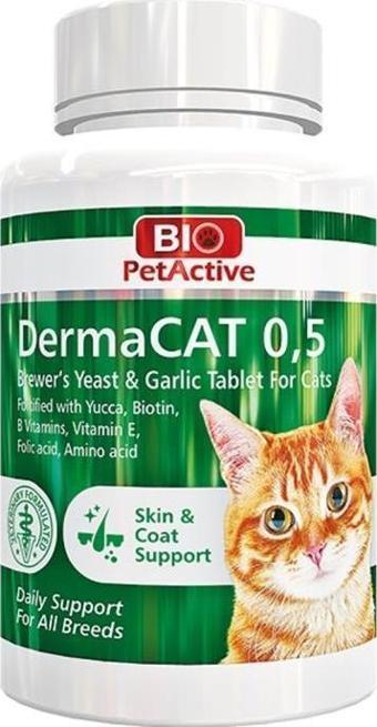 Bio PetActive Dermacat Kediler Için 0,5 Sarımsaklı Maya Tableti 150 Adet