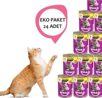 Whiskas Tavuklu Kedi Konserve Maması 24 X 400 G