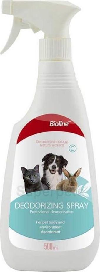 Bioline Kedi Köpek Kemirgen Koku Giderici Sprey 500ml