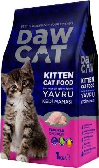 Daw Cat Yavru Kedi Maması Tavuklu 1 kg