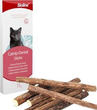 Bioline Kedi Tartar Önleyici Catnip Dental Sticks 5li