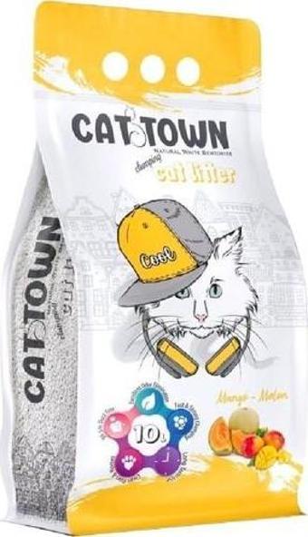 Cat Town Mango Melon Kokulu İnce Taneli Bentonit Kedi Kumu 10 Lt