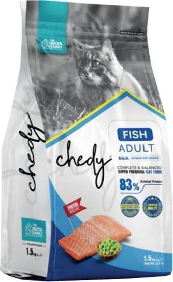 Chedy Somonlu Yetişkin Kedi Maması 1,5 Kg