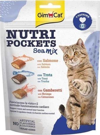 GimCat Nutripockets Kedi Ödülü Sea Mix 150 Gr