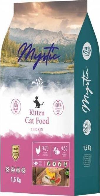 Mystic Az Tahıllı Tavuklu Yavru Kedi Maması 1,5 Kg