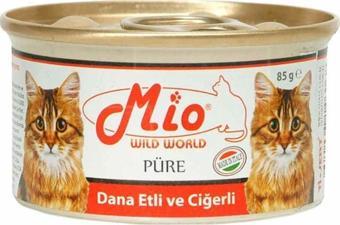 Mio Dana Etli Ve Ciğerli Püre Konserve Kedi Maması 85 gr