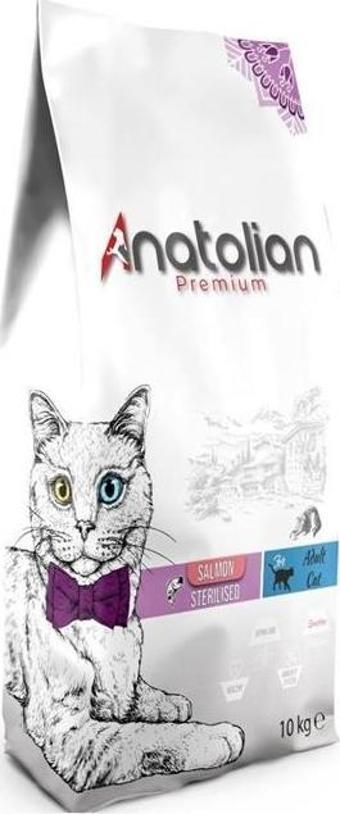 Anatolian Premium Somon Etli Kısırlaştırılmış Kedi Maması 10 KG