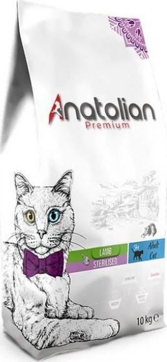 Anatolian Premium Sterilised Lamb Kuzulu Kısır Kedi Maması 10 KG