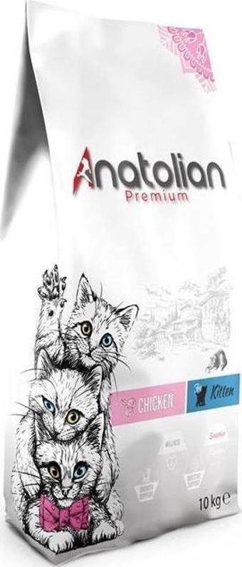 Anatolian Premium Tavuk Etli Yavru Kedi Maması 10 KG