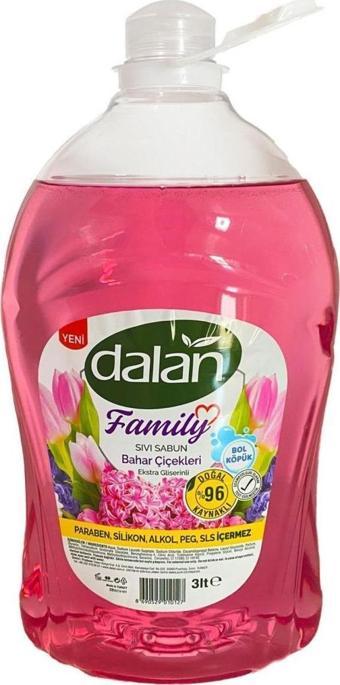 Dalan Sıvı Sabun Family Bahar Çiçekleri 3 L