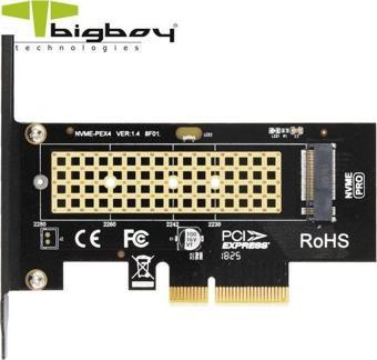 Bigboy PCIe 3.0 x4 PCI M.2 x4 -M Key Çevirici Ünite