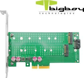 Bigboy PCIe 4.0 x4 PCIe 4.0 x8 2xM.2 1xNVMe+1xSata Çevirici Ünite