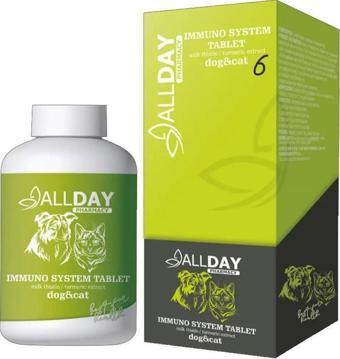 AllDay 6 Immune Liquid System Kedi Ve köpek Şurup 100 Ml