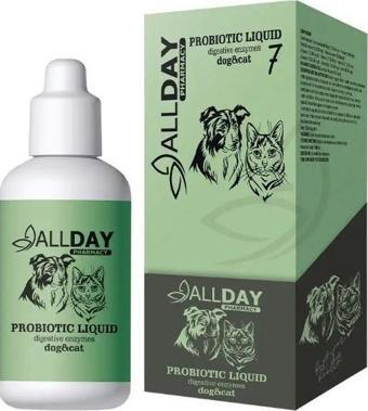 Allday 7 Probiyotik Liquid Kedi ve Köpek Şurup 100 Ml