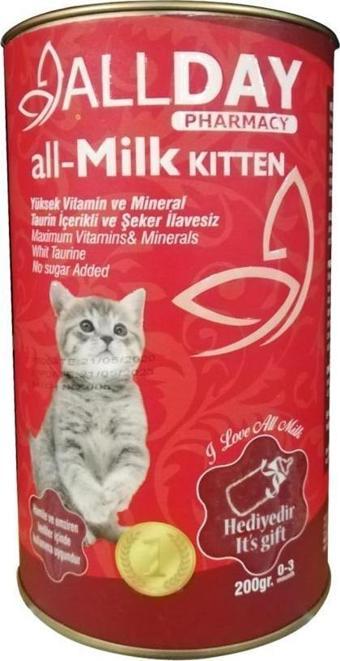 AllDay all-Milk Kitten Yavru Kedi Süt Tozu 200 gr