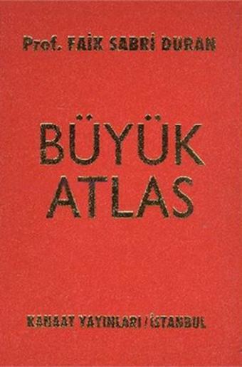 Kanaat Golden Büyük Atlas - Faik Sabri Duran - Kanaat Yayınları