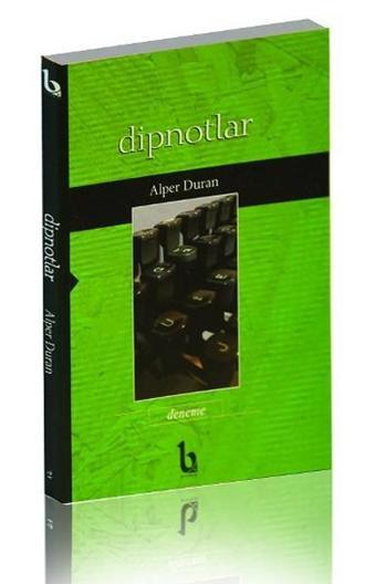 Dipnotlar - Alper Duran - Asitan Kitap