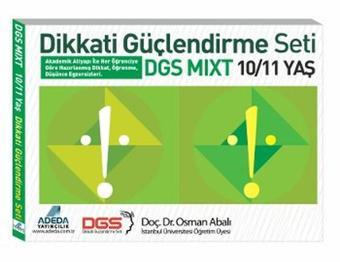 Dikkati Güçlendirme Seti Mixt 10 - 11 Yaş - Osman Abalı - Adeda Yayıncılık