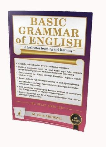 Basic Grammar of English+Answer Key - M. Fatih Adıgüzel - Pelikan Yayınları