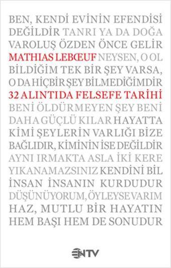 32 Alıntıda Felsefe Tarihi - Mathias Leboeuf - NTV