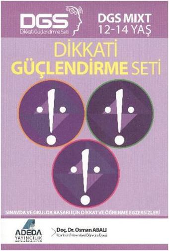 Dikkati Güçlendirme Seti Mixt 12 - 14 Yaş - Osman Abalı - Adeda Yayıncılık