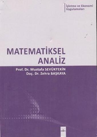 Matematiksel Analiz - Mustafa Sevüktekin - Dora Yayıncılık