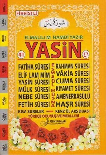 41 Yasin Türkçe Okunuşlu ve Mealli (Orta Boy - Kod Fo18) - Elmalılı Muhammed Hamdi Yazır - Fetih Yayınları